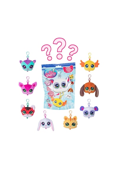 Littlest Pet Shop Peluş Anahtarlık Sürpriz Paket Seri 1 Lisanslı Koleksiyon Oyuncak Tekli Paket