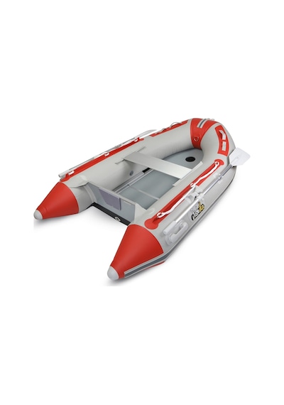 Fishika 240cm Kırmızı Ahşap Taban Omurgalı Şişme Bot