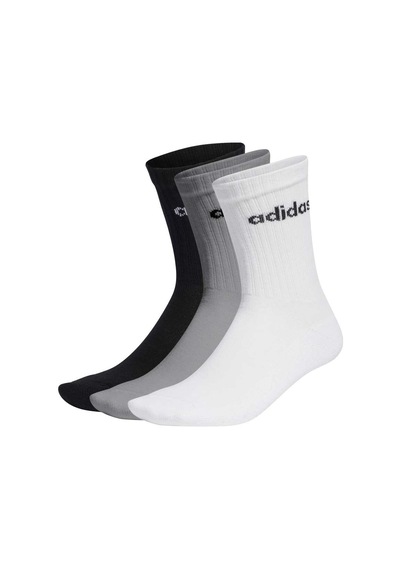 Adidas C Lın Unısex Spor Çorap - Ic1302 SİYAH-GRİ-BEYAZ