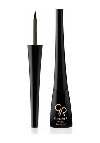 Golden Rose Dipliner - Black - Kolay Uygulanan Derin Siyah Likit Dipliner Eyeliner