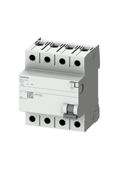 Siemens 5sz1642-6ya Trifaze Kaçak Akım Koruma Rölesi 300ma 25a 3 Faz + N