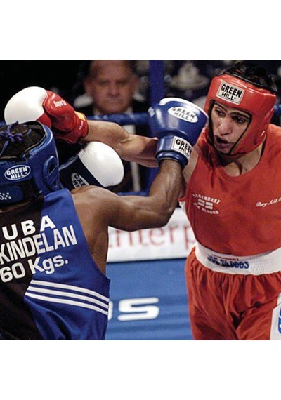 Green Hill Panther Carbon Deri Boks Ve Kick-boks Eldiveni Siyah