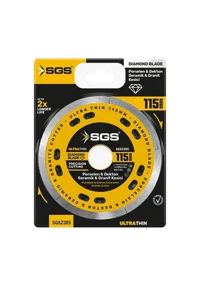 Sgs2305 - 115x1.1 Mm Profesyonel Porselen Kesici Ultra İnce