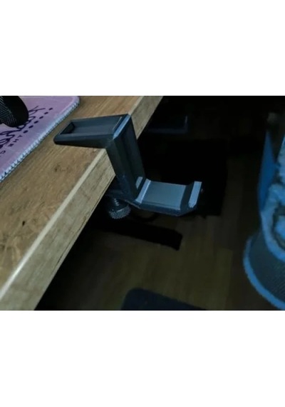 Sıkıştırmalı Ayarlanabilir Masaüstü Kulaklık Tutucu