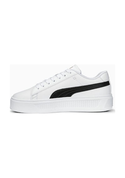 Puma Smash Platform V3 Kadın Sneaker Beyaz/siyah