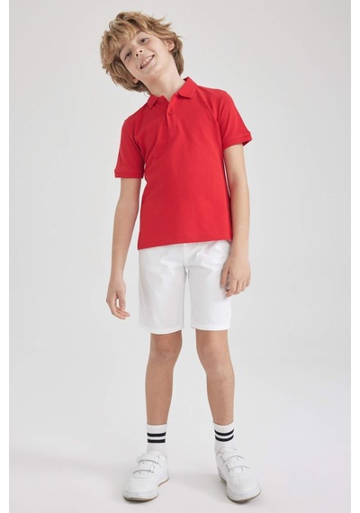 Defacto K1689a6 Erkek Çocuk Polo Yaka T-shirt K1689A6-R5010 Kırmızı Defacto K1689a6 Erkek Çocuk Polo Yaka T-shirt K1689A6-R5010 Kırmızı