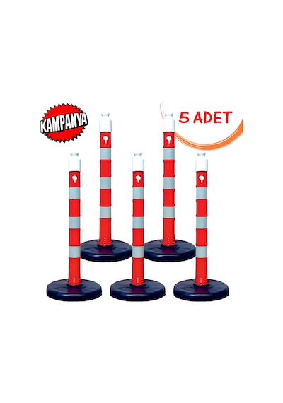 Dubalı Uyarı Dikmesi Yol Dikme Bariyer Ağırlıklı Reflektifli Duba
