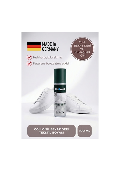 Collonil Tuna Spor Ve Deri Beyaz Ayakkabı Boyası, Besleyici Krem Boya 100 Ml Made İn Germany - 5093 Diğer