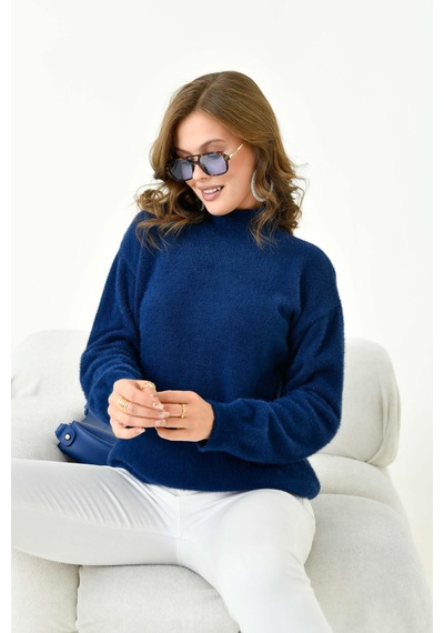 Ftz Women Kadın Basic Kazak Lacivert 20878 Lacivert