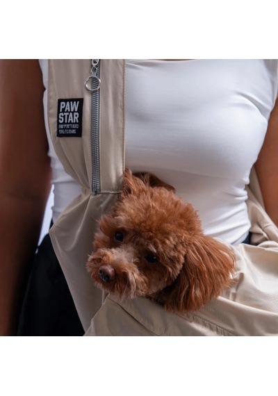 Pawstar 26062 Bej Crossbody Kedi Köpek Taşıma Çantası-21646