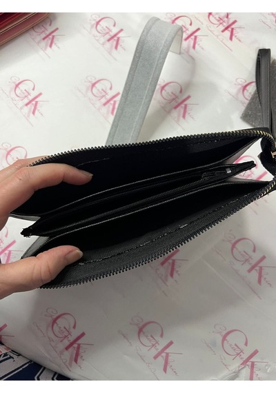 Gk Gamzelirenklerim Luxury Fashıon&accessorıes El Askılı Büyük Cüzdan Premium Kalite Suni Deri Siyah