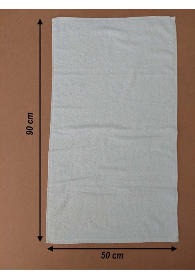 12'li Beyaz Kuaför Berber Havlusu 50 x 90 CM Profesyonel Saç Havlusu Hijyenik Ekonomik Set