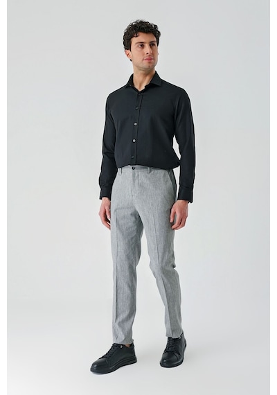İmza Gri Yan Cepli Beli Lastikli Keten Karışımlı Casual Slim Fit Dar Kesim Pantolon 1003240103-gri Gri İmza Gri Yan Cepli Beli Lastikli Keten Karışımlı Casual Slim Fit Dar Kesim Pantolon 1003240103-gri Gri