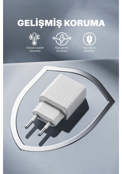 Ven-dens Vd-tc019ba 10,5 W Usb-a Şarj Adaptörü, Kompakt Duvar Tipi Tasarım, 110 240 V Giriş, Beyaz