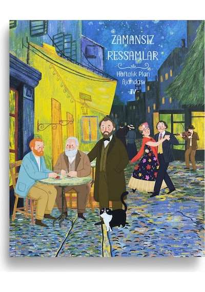 Melimelek Zamansız Ressamlar Ajandası Iv, Zamansız Ajanda 16.5x19.5 Cm Sticker'lı Zamansız Iv