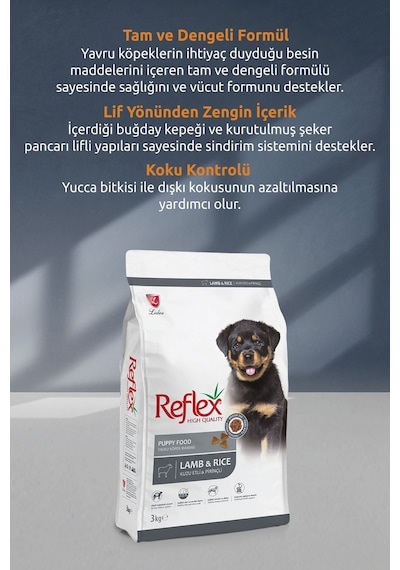 Reflex Rfl-113 Kuzulu Yavru Köpek Maması 10 KG