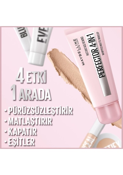 Maybelline New York Instant Perfector 4in1 Arada Fondöten Light Medium (Koyu Ton) 02