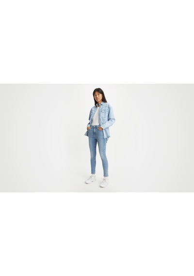 721 High Rise Skinny Kadın Jean Pantolon - Blue Wave Light Açık İndigo