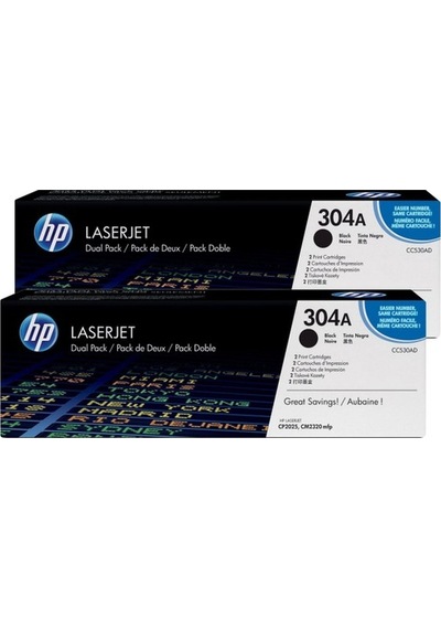 Hp 304A-Cc530Ad Siyah Toner Ikili Paket