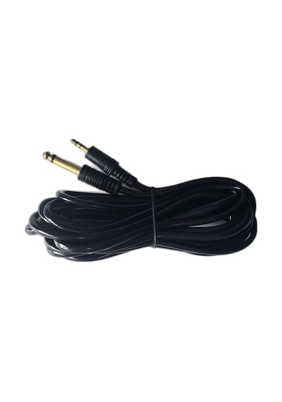 5 Metre 6.35 Mm To 3.5 Mm Aux Ses Kablosu - Gitar Amfi Hoparlör Dönüştürücü Mono Kablo