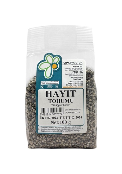 Papatya Gıda Hayıt Tohumu 100 G