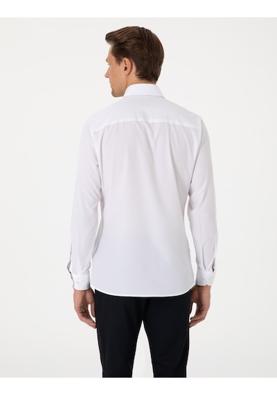 Pierre Cardin Erkek Beyaz Gömlek Desenli 50303958-vr013 Beyaz