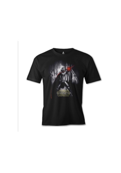 Star Wars - The Force Awakens 3 Siyah Erkek Tshirt