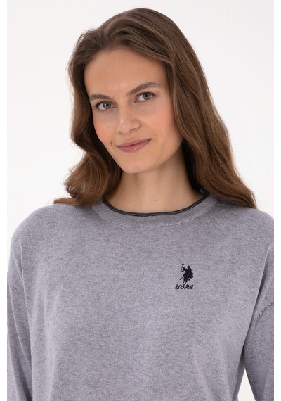 U.s. Polo Assn. Kadın Lila Kazak /triko 50314675-vr245 Lavanta