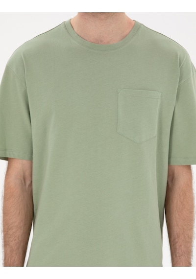 Pierre Cardin Erkek Çağla Tişört Basic 50306991-vr016 Çağla