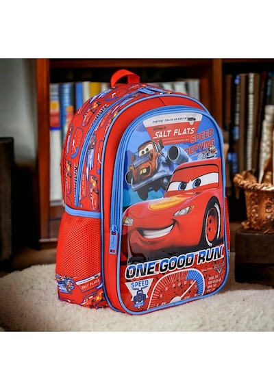 Disney Cars Lisanslı İlkokul Çantası 2 Bölmeli Hawk One Çok Renkli
