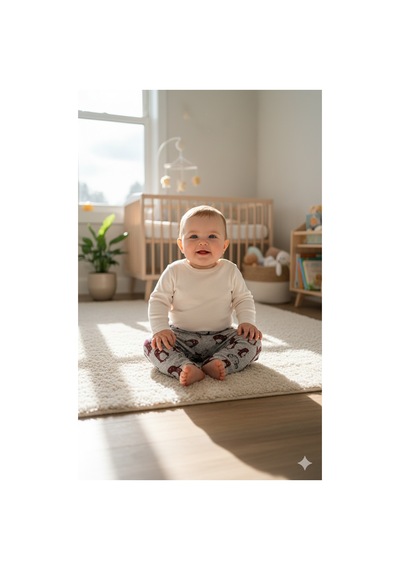 Bibaby Markalı Bebek Pantolonları Bordo