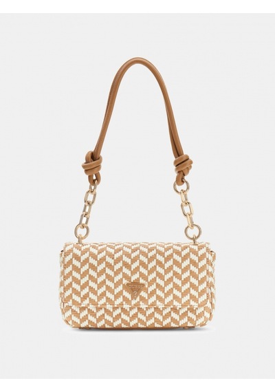 Guess Tessi Kapaklı Kadın Kahverengi Omuz Çantası Hwwg7691190-cgm