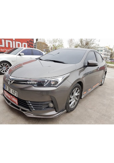 Toyota Corolla Uyumlu (2017...) Ön Tampon Lip ---fibersan Tuning