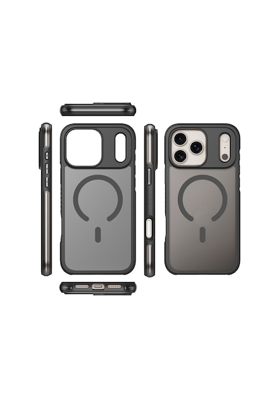 Buff Apple iPhone Uyumlu 18 Pro Max/17 Pro Max Magsafe Air Bumper Kılıf Black Siyah