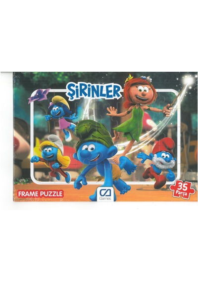 Ca Games Şirinler Frame Puzzle 35 Parça Yeş 1