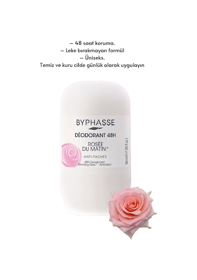 Byphasse Morning Dew 48H Kadın Roll-On Deodorant 50 ML