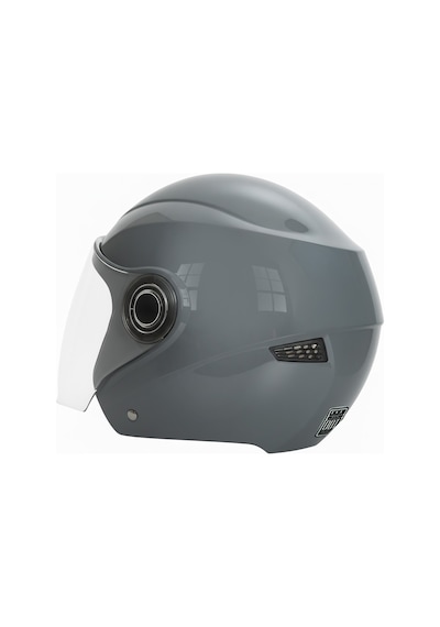 Gp Gx Mks005-Gng Şeffaf Vizörlü Motosiklet Yarım Kask Gri