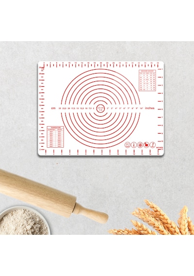 Cam Hamur Açma Matı Düz Renk - Beyaz 30cm X 40cm