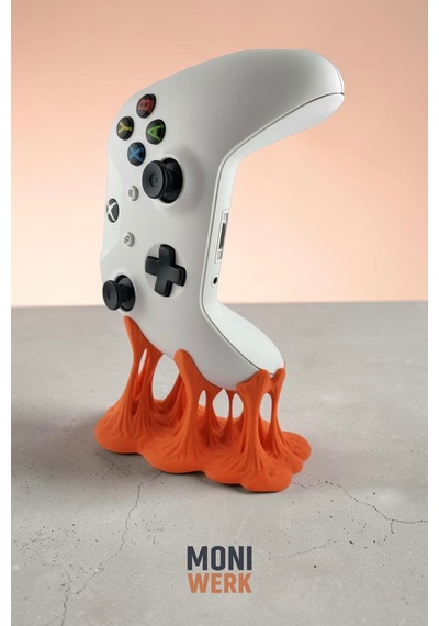 Xbox Uyumlu Bubble Gum Tasarımlı Turuncu Oyun Kolu Standı