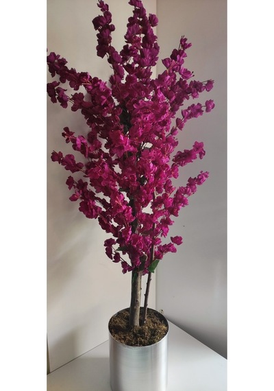 Rüzgar Çiçekcilik 145 Cm Mor Metal Bahardali Mor