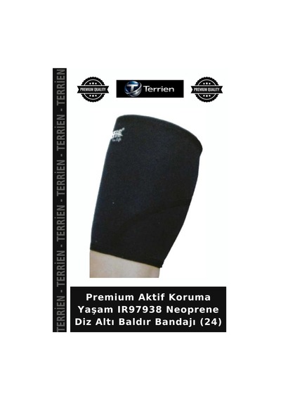 Premium Aktif Koruma Yaşam Ir97938 Neoprene Diz Altı Baldır Bandajı 24