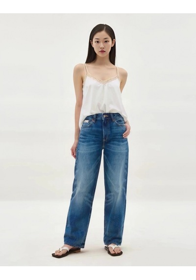 Calvin Klein Jeans 90s Straight Denim Kadın Mavi Kontrol Et Lv047b917g-ut5 Mavi