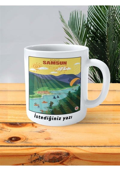 Samsun Baskılı Kupa Bardak Kişiye Özel Desen Çok Renkli