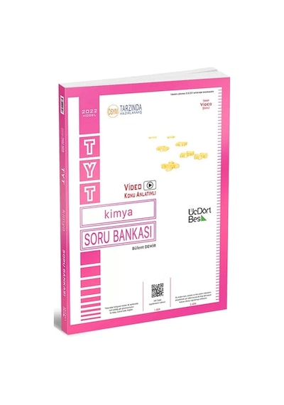 Tyt Kimya Soru Bankası Üç Dört Beş Yayınları N11.15437