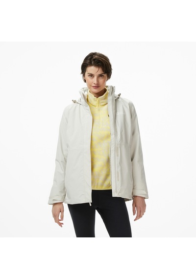 Jack Wolfskin Rotwand 3in1 Kadın Krem Outdoor Ceket A60333 Krem