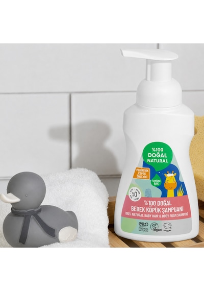 %100 Doğal Bebek Köpük Şampuanı 250 Ml
