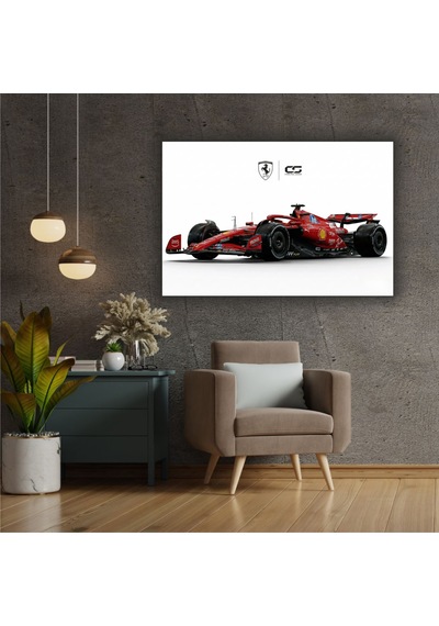 Formula 1 Motors Temalı Dekoratif Cam Tablo -32
