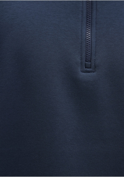 Mavi - Yarı Fermuarlı Lacivert Basic Sweatshirt 0s10278-70490 Lacivert
