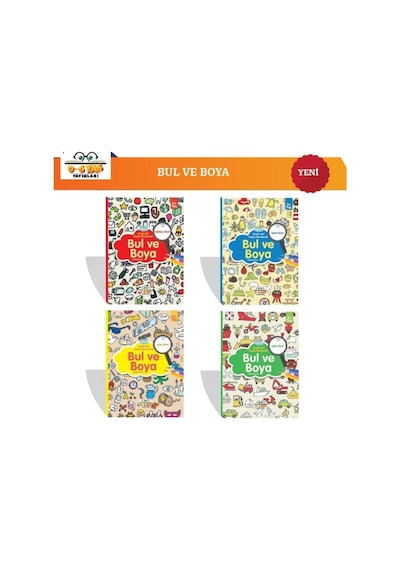 Bul Ve Boya 4 Kitap Set
