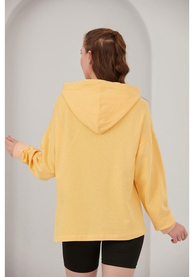 Alexander Gardi Alexandergardı Yanları Yırtmaçlı Sweatshirt (B22-37600)